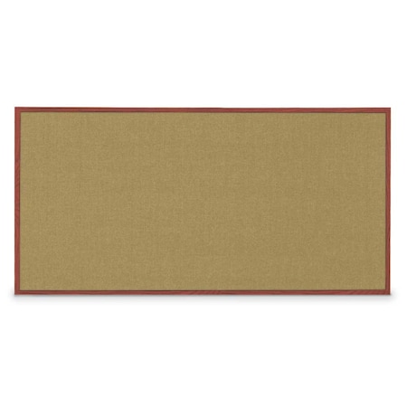 United Visual Products Combo Board, 96"x48", Bronze Frame/Black Porcelain & Cork UVDECORK9648BZ-BLKPORC-CORK